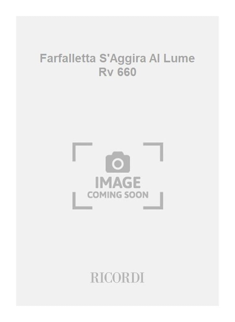 Farfalletta S'Aggira Al Lume Rv 660